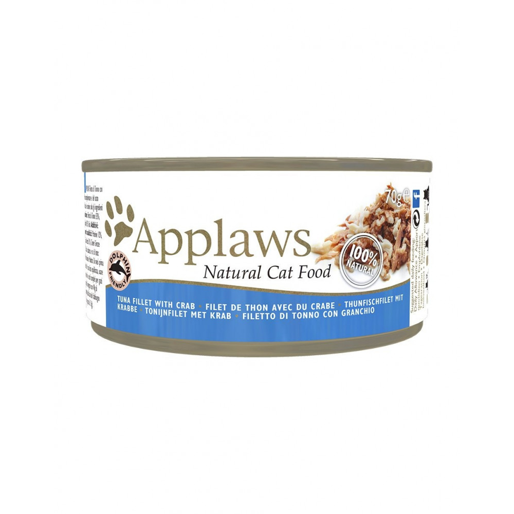 Applaws Cat Tuna with Crab in Broth 70g