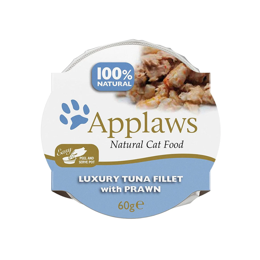 Applaws Cat Pots Tuna Fillet with Prawn 60g