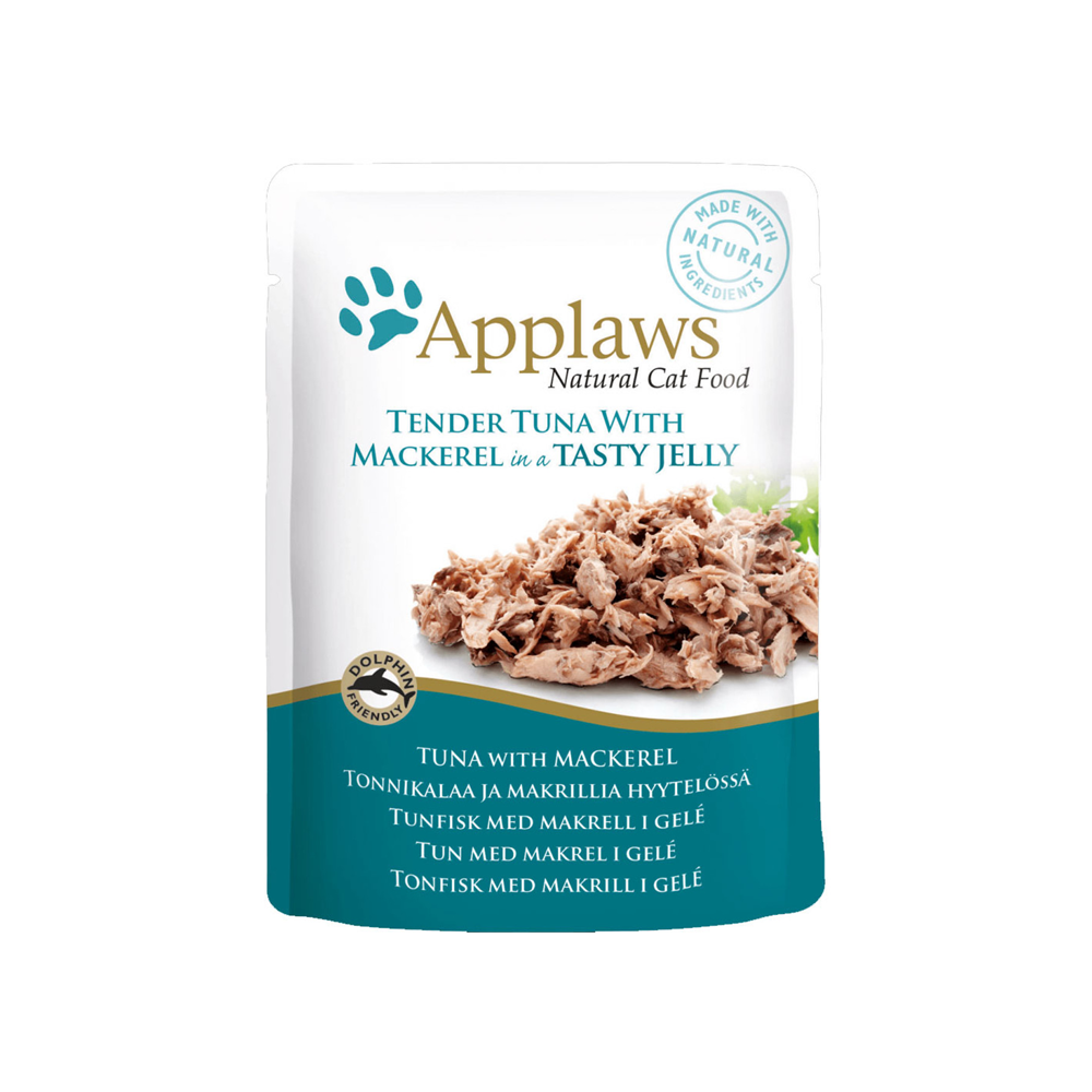 Applaws Cat Pouch Tuna Fillet with Mackerel Jelly 70g 