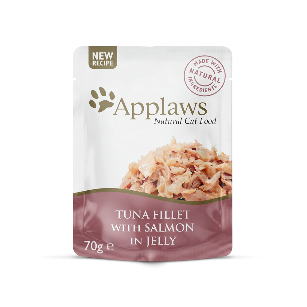 Applaws Cat Pouch Tuna Fillet with Salmon Jelly 70g