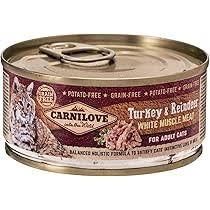 Carnilove Turkey & Reindeer for Adult Cats 100g