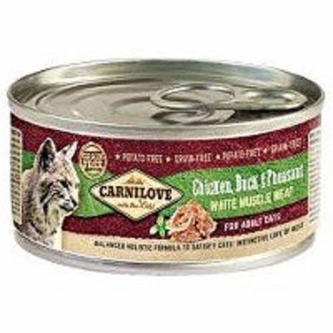 Carnilove Chicken, Duck & Pheasant for Adult Cats 100g