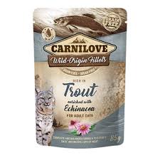 Carnilove Pouch Trout Enriched with Echinacea for Cats 85g