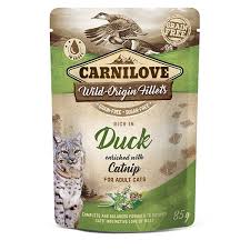 Carnilove Pouch Duck Enriched with Catnip for Cats 85g