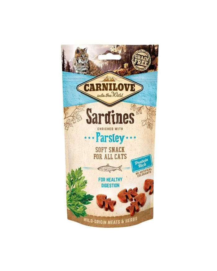 Carnilove Treats Salmon with Mint Fresh Meat 50g for Cats