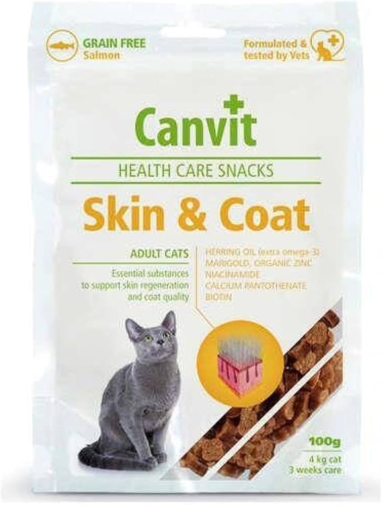 Canvit Healthy Treats for Skin & Coat 100g for Cats