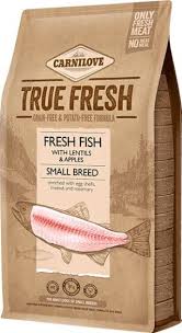 Carnilove True Fresh Dry Food Fish with Lentils & Apples 11.4Kg for small breed Dogs