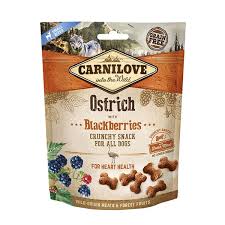 Carnilove Treats Ostrich with Blackberries with Fresh Meat for Dogs 200g