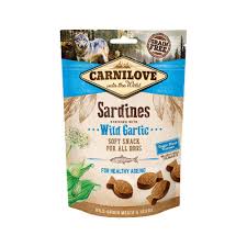 Carnilove Treats Sardine Enriched Wild Garlic for Dogs 200g