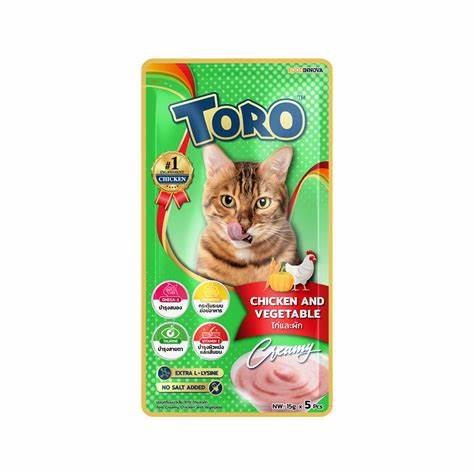 Toro Treats Chicken and Vegetables 15g for Cats