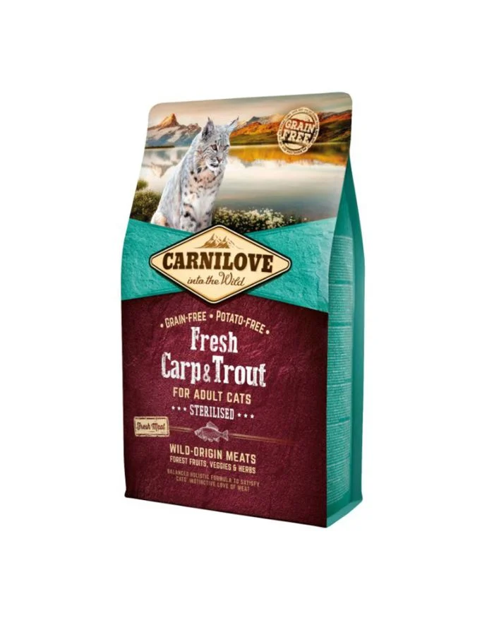 Carnilove Fresh Carp & Trout Sterilized for Adult Cats