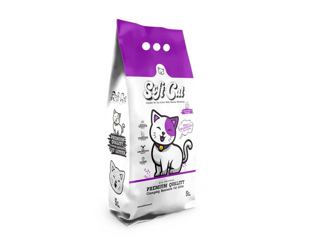 SoftCat Clumping Bentonite Cat Litter - Lavender