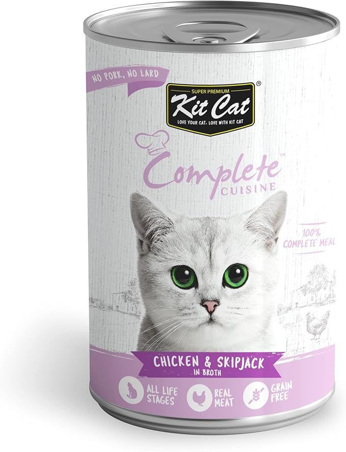 Kit Cat Complete Cuisine Chicken & Skipjack 150g