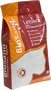 Biosand Cat Litter Super Clump White 10L