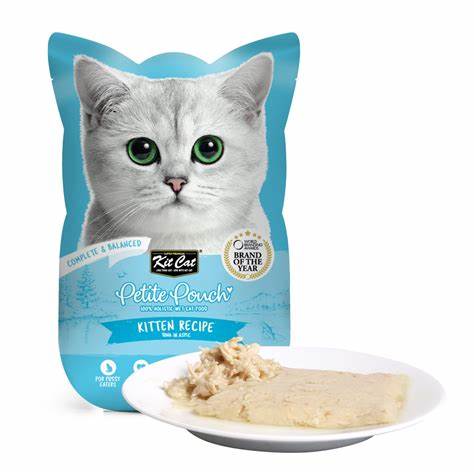 Kitcat Petite Pouch Complete Food Kitten Tuna 70g