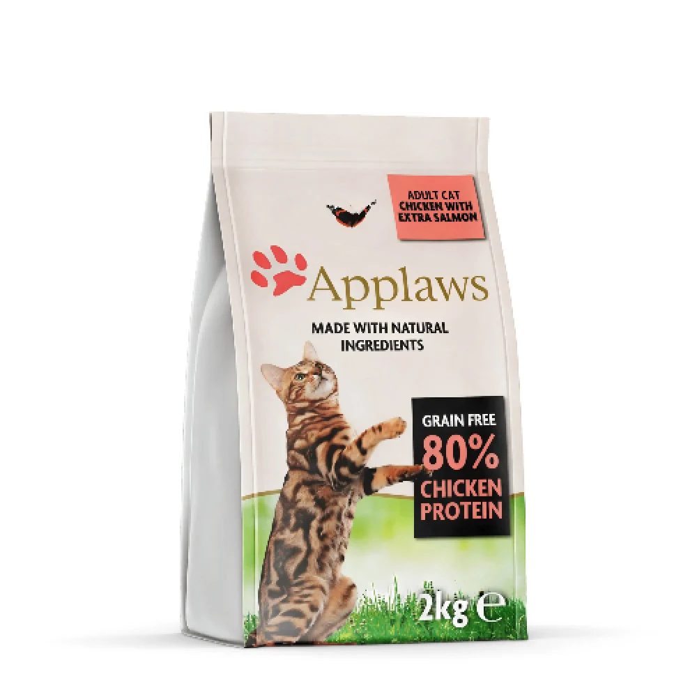 Applaws Cat Dry Food Chicken with Extra Salmon 400g