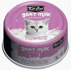 Kit Cat White Meat Tuna Flakes & Crab with Goat Milk 70g