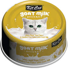 Kit Cat White Meat Tuna Flakes & Smoked Fish Flakes with Goat Milk 70g