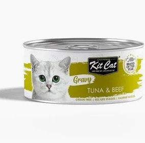 Kit Cat Gravy Tuna & Beef 70g