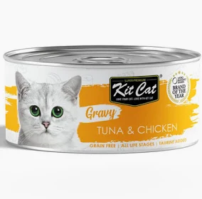 Kit Cat Gravy Tuna & Chicken 70g