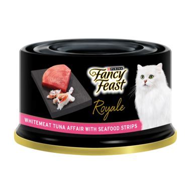 Purina Fancy Feast Royale White Meat Tuna Affair with Seafood Strips, 85g 