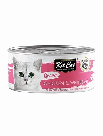 Kit Cat Gravy Chicken & Whitebait 70g