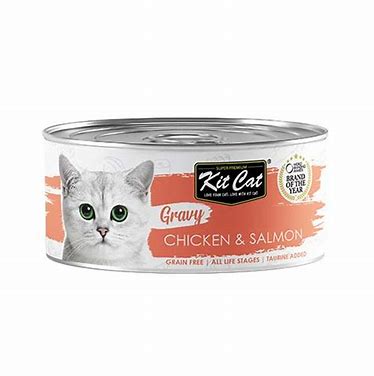 Kit Cat Gravy Chicken & Salmon 70g