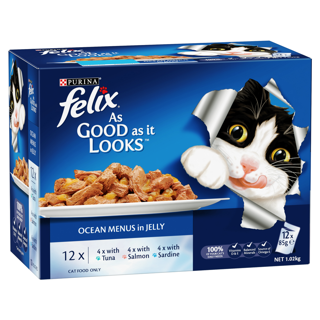 Purina Felix Ocean Menus (12X85g)