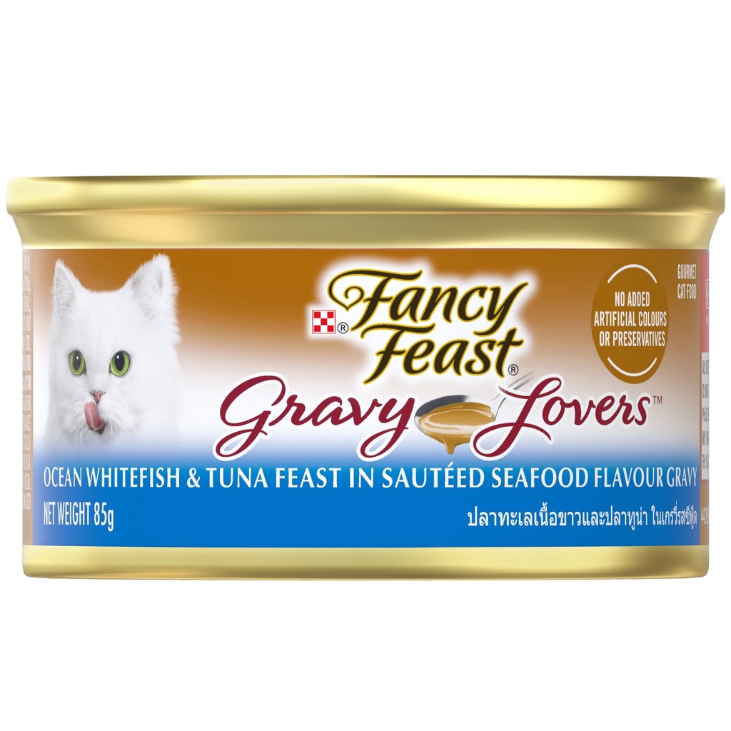 Purina Fancy Feast Gravy Lovers Ocean White Fish & Tuna 85g