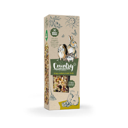 [DF-WM-01654] Witte Molen Country Snack for Small Animal Cranberry & Pear Sticks 110g