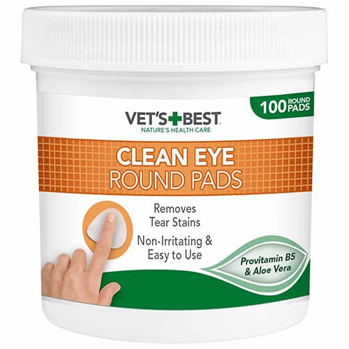 [HE1VB0384] Vet's Best Clean Eye X100 Soft Wipes Aloe Vera for Dogs & Cats