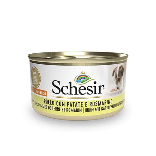 [WF-SCH-05438] Schesir Dog in Sauce Chicken with Potatoes & Rosemary 85g