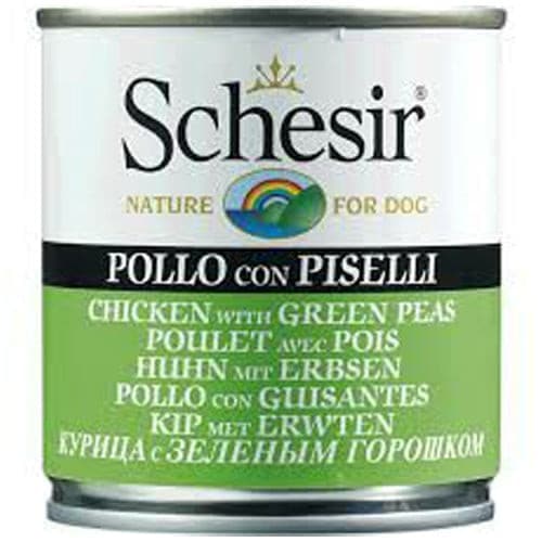 [FO1SCH0383] Schesir Dog Chicken with Peas Jelly 285g