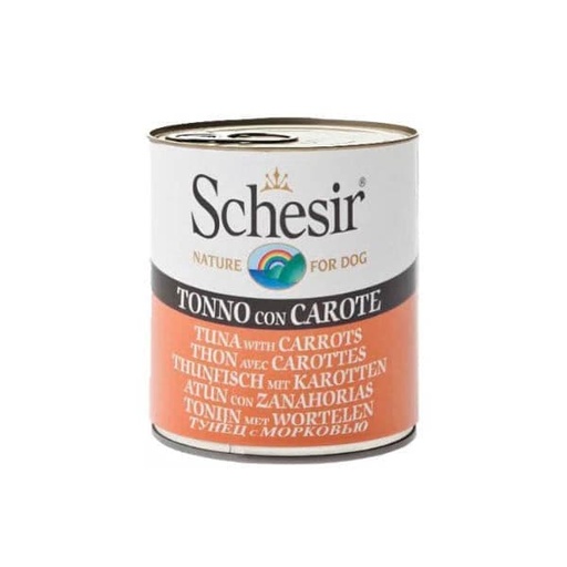 [FO1SCH0396] Schesir Dog Tuna with Carrots in Jelly 285g