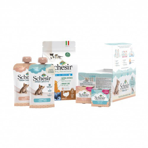 [WF-SCH-05453] Schesir Kitten Kit Care with Display 2X150g + 2X85