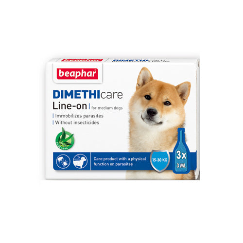 [FT-BEA-02630] Beaphar Dimethi Care Line-On for Medium Dog 3X3ml