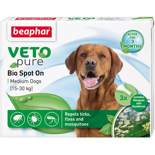 [FT-BEA-02671] Beaphar Veto Pure Bio Spot On Medium Dog