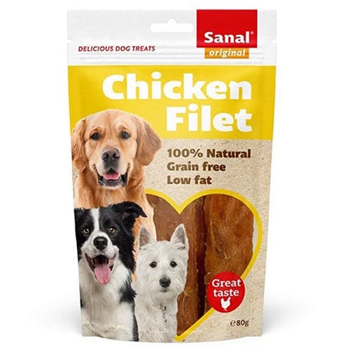 [TR-SAN-04221] Sanal Dog Chicken Fillet Doypack 80g