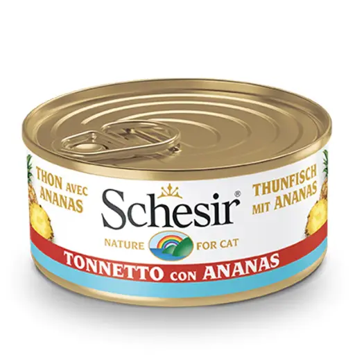 [WF-SCH-05417] Schesir Cat Tuna with Pineapple Fruit Can 75g