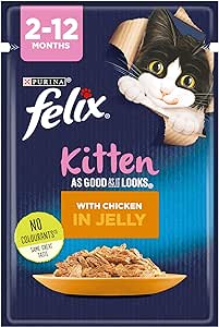 [FO1PUR0734] Purina Felix Kitten Chicken with Jelly 85g