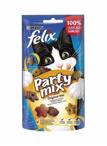 [TR-PUR-04158] Purina Felix Party Mix Cat Treat Dairy 60g