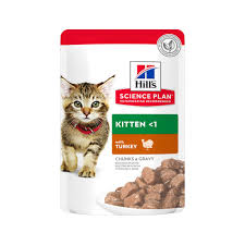 [WF-HILL-04964] Hill’s Science Plan Kitten food with turkey (pouches) 85g