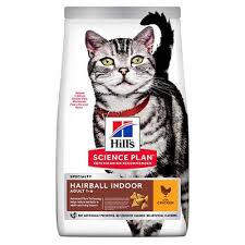 Hill’s Science Plan Hairball indoor cat food with chicken