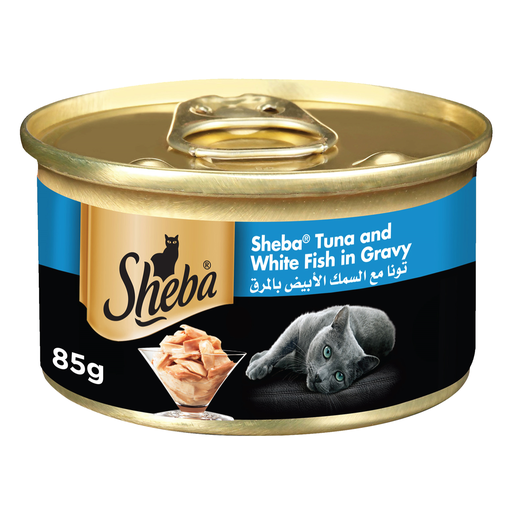 [WF-SHE-05516] Sheba Tuna and White Fish,85g