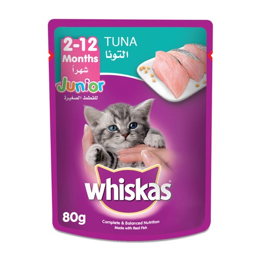 [FO1WHK0526] Whiskas Small Tuna for juniors, 80g