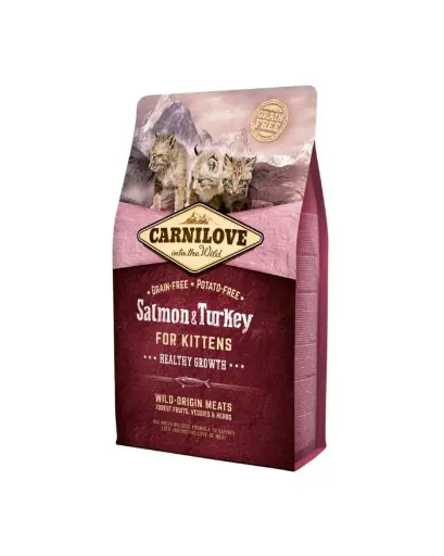 Carnilove Salmon & Turkey for Kitten-Healthy Growth