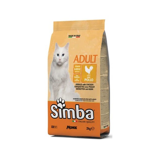 [DF-SB-01501] Simba Dry Food for Adult Cats Chicken 2Kg