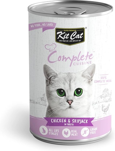 [FO1KC0591] Kit Cat Complete Cuisine Chicken & Skipjack 150g