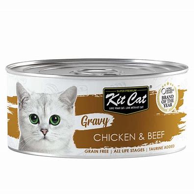 [FO1KC0694] Kit Cat Gravy Chicken & Beef 70g